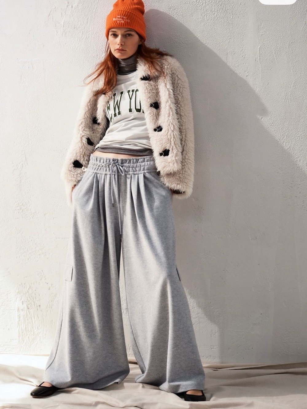 Maeve Weekender XL Wide-Leg Sweatpants - Large